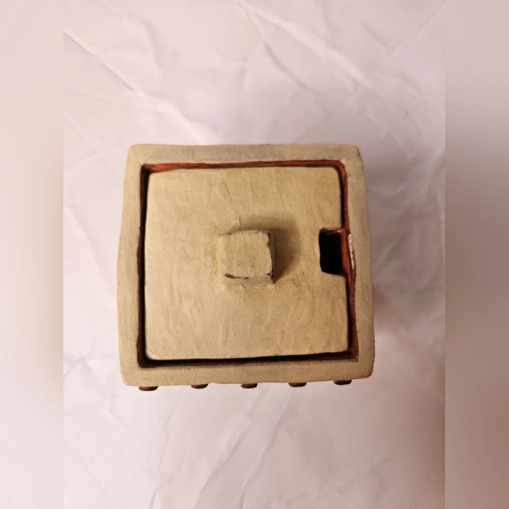 Southwestern Style Ceramic House Decor Sugar Holder, Collectable